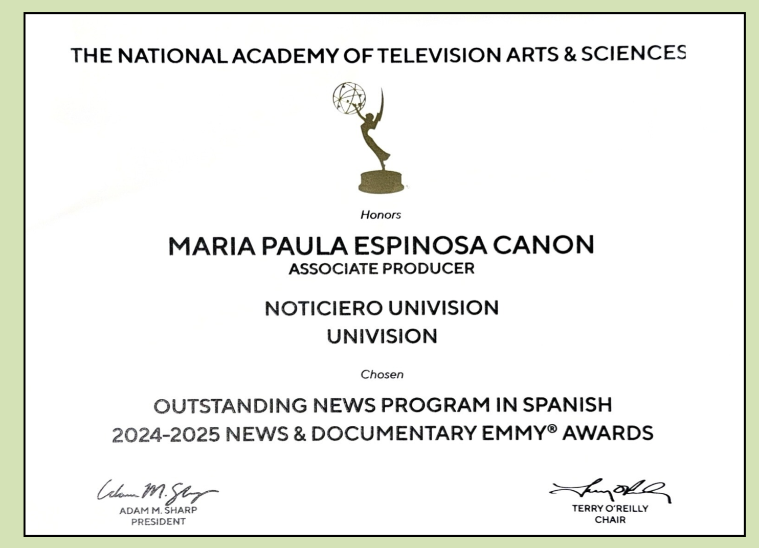 Emmy Award recognition