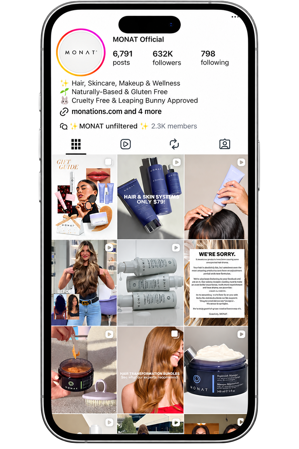 MONAT Global experience